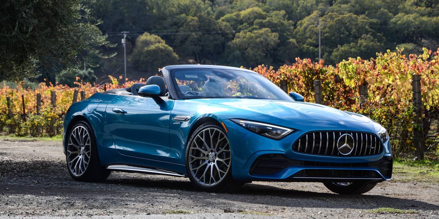 2024 Mercedes-AMG SL43 Review: Still SLing On Four Cylinders