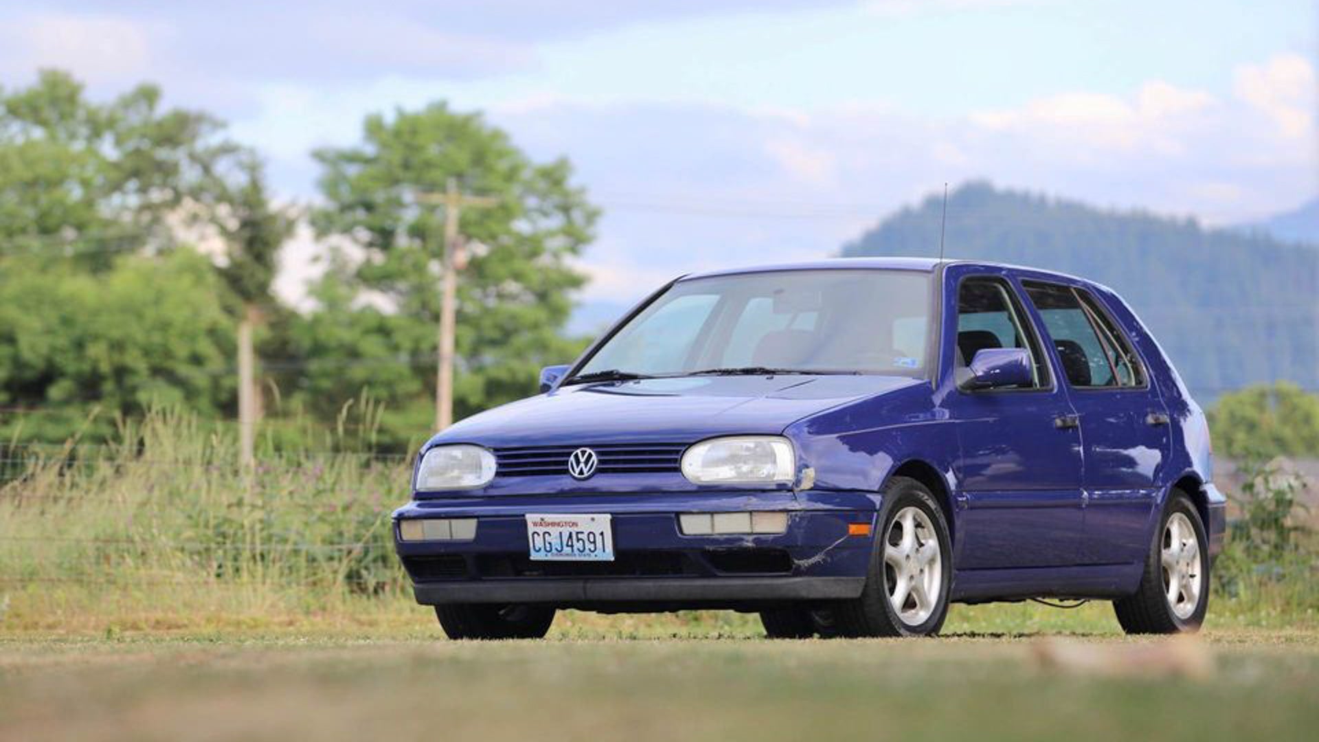 The production of single-color VW Golf Harlequins by the dealer added to the rarity of an already uncommon car.
