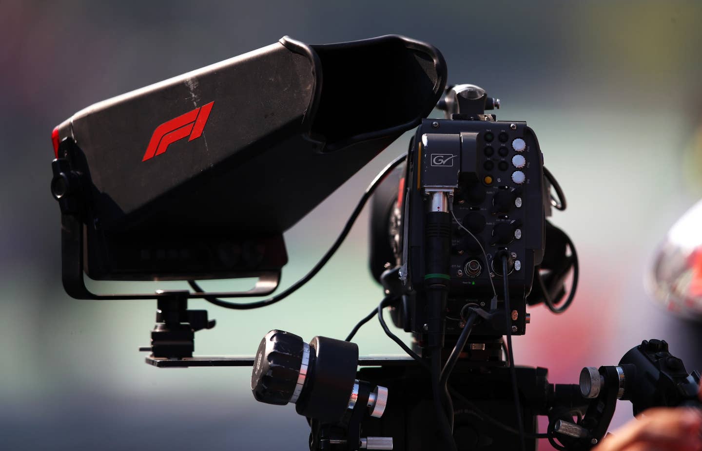 MONZA, ITALY - SEPTEMBER 12: A TV camera during Round 5:Monza feature race of the Formula 2 Championship at Autodromo di Monza on September 12, 2021 in Monza, Italy. (Photo by Joe Portlock - Formula 1/Formula Motorsport Limited via Getty Images)
