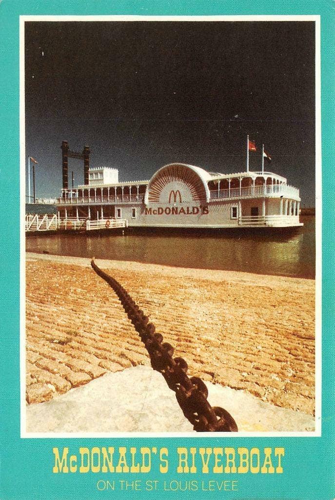 McDonald's paddleboat in St. Louis, MO