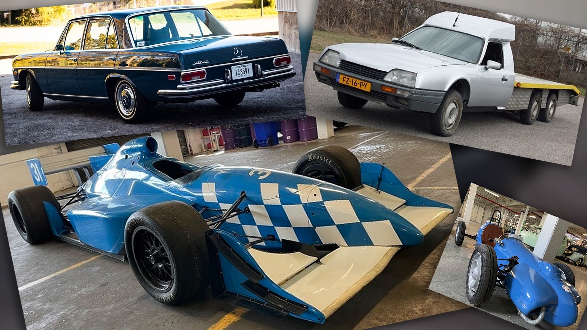 The renowned Weird Lane Motor Museum is offering 10 luxurious cars for sale.
