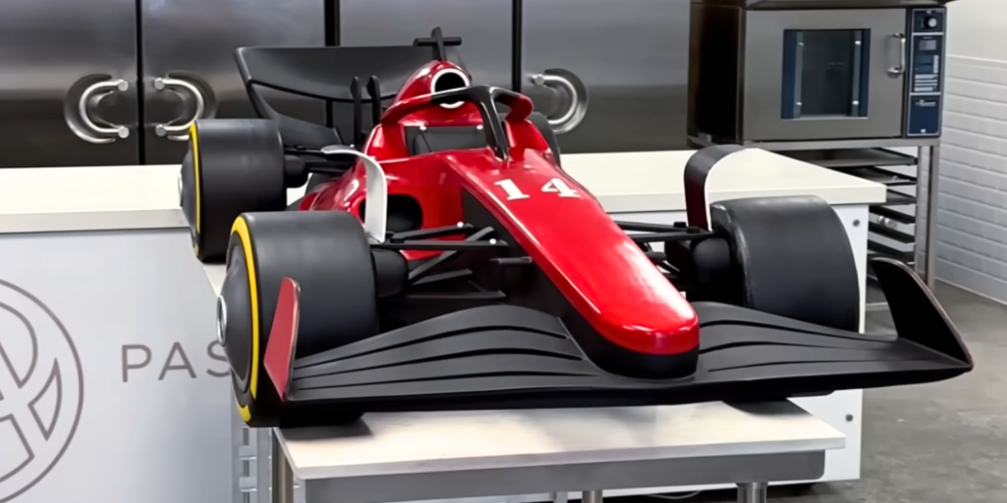 This F1 Car Is Made Out of 130 Pounds of Chocolate