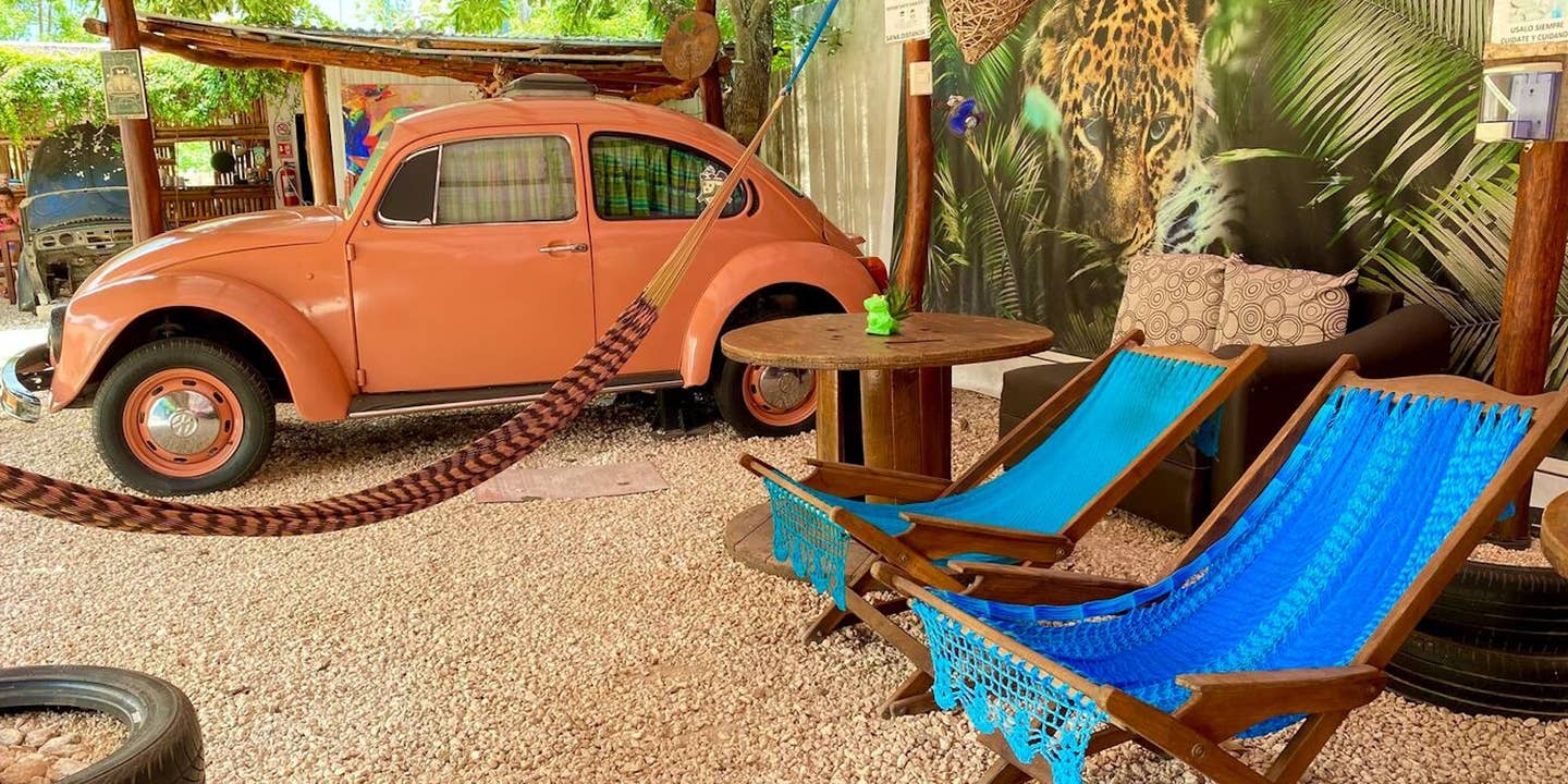 This VW-Themed Airbnb Lets You Sleep in a Vintage Beetle