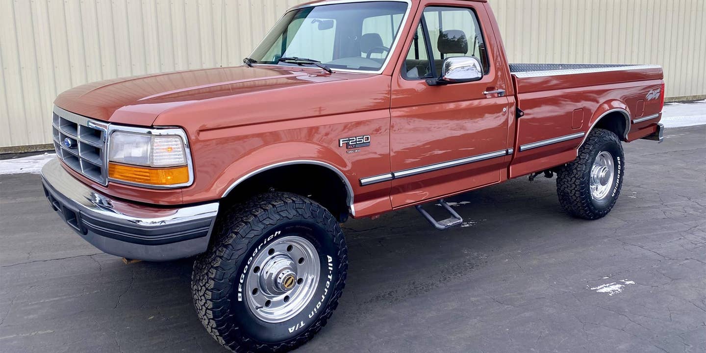 This 1994 Ford F-250 Has the Wrong Diesel and Still Somehow Sold for $32,000