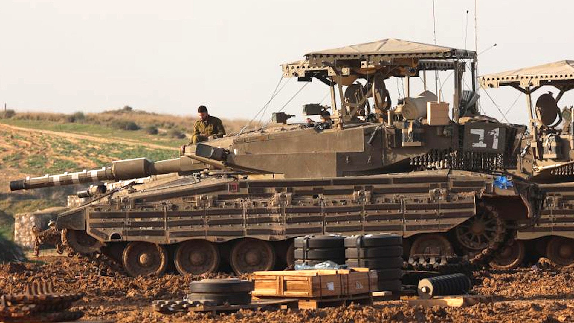 Improved anti-drone defenses and magnetic bomb protection have been added to Israeli Merkava tanks.