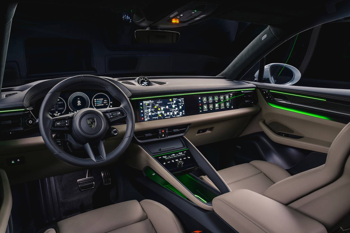 2024 Porsche Macan Electric dashboard and cockpit