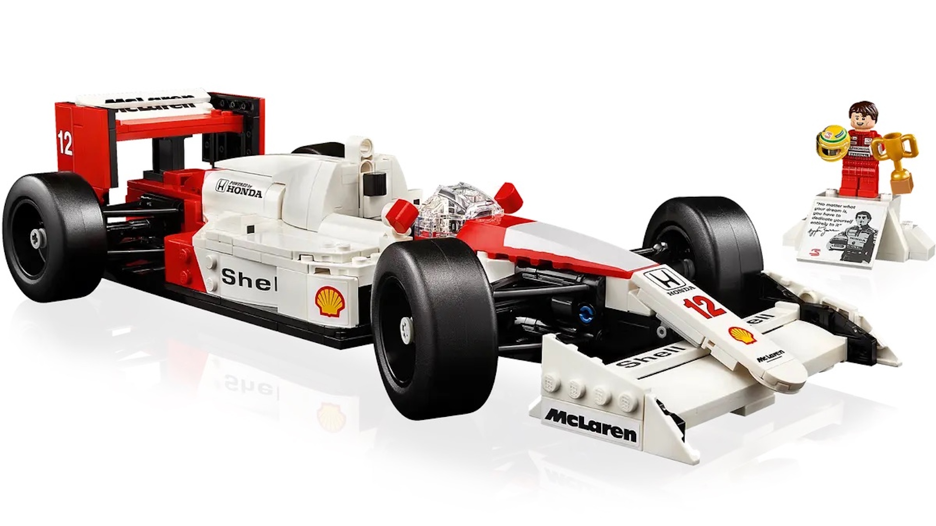 New McLaren MP4/4 Ayrton Senna Lego Set Is the Coolest We’ve Seen in a While