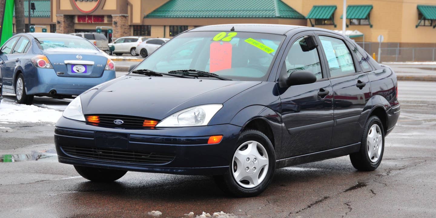 Preserved 2002 Ford Focus LX with 117 miles.