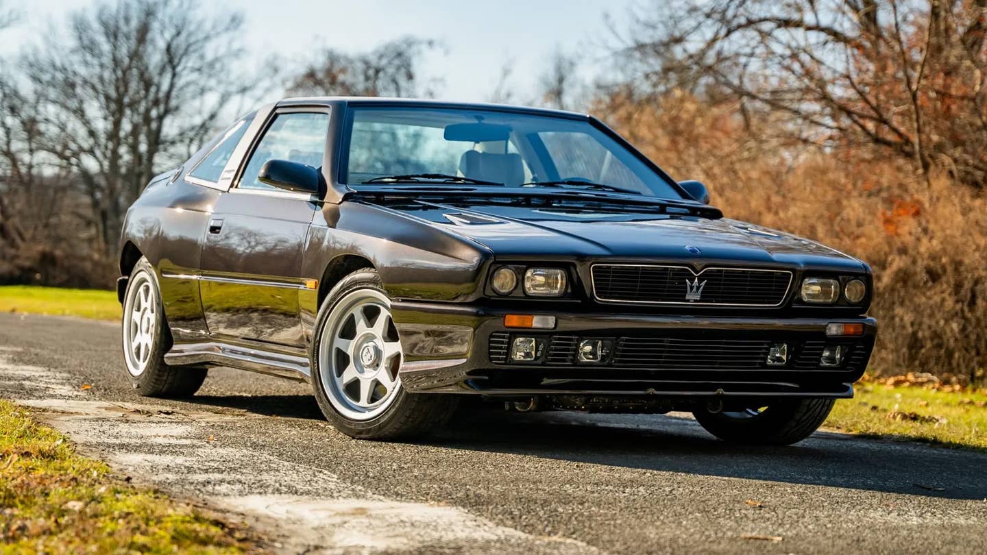 Maserati’s Shamal Was Everything Cool About ’90s Italian Coupes. One’s for Sale
