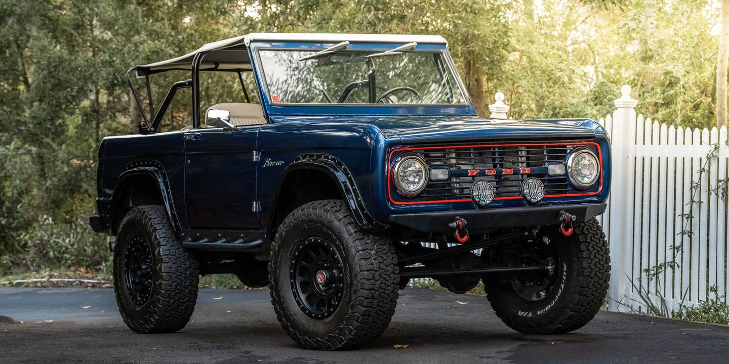Somebody Bought Jenson Button’s 1970 Bronco. Now They Want Their Money Back
