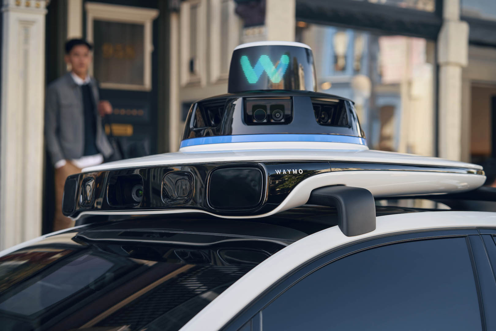 Waymo AV sensor suite