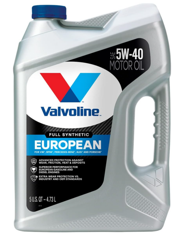 Valvoline European Vehicle Full Synthetic SAE 5W-40 Motor Oil 5-Quart for $19.97