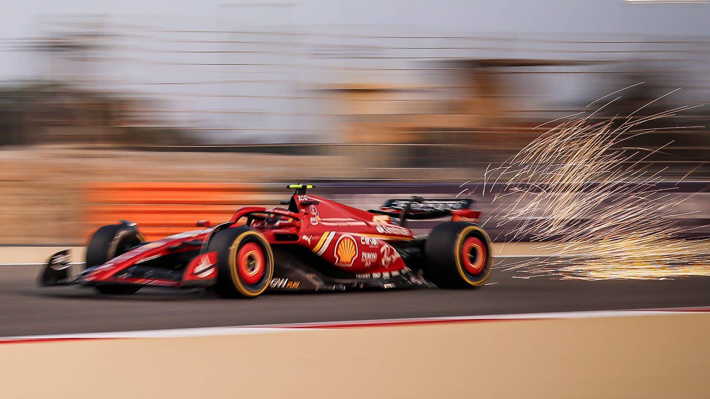Ferrari Hits Another Drain Snafu, Tops Time Sheets in F1 Pre-Season Test Day 2