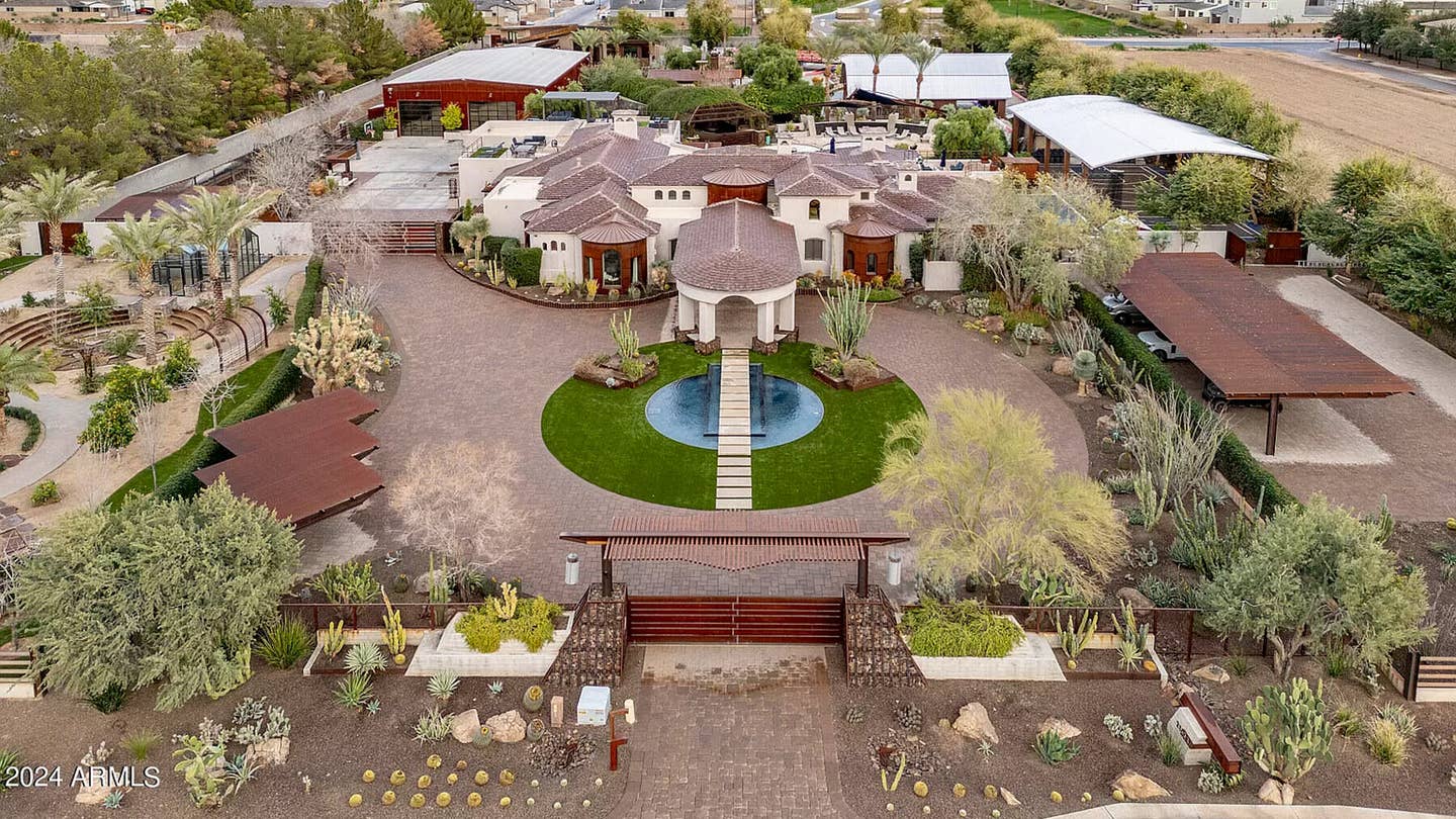 $20M Arizona Mansion Comes With a Go-Kart Track and Fully Stocked Racing Garage