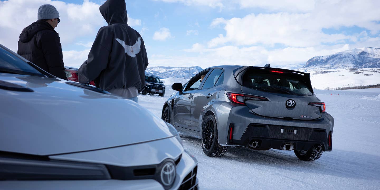 Sliding a Toyota GR Corolla on Ice Finally Made Me Enjoy Performance Driving