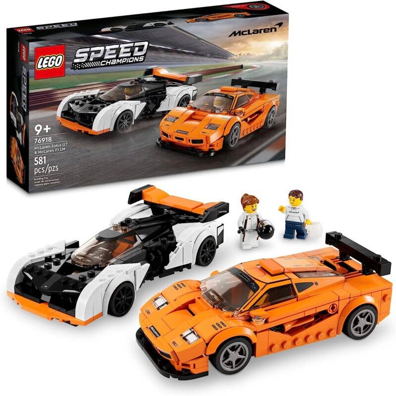 LEGO Speed Champions McLaren Solus GT & McLaren F1 LM for $29.37