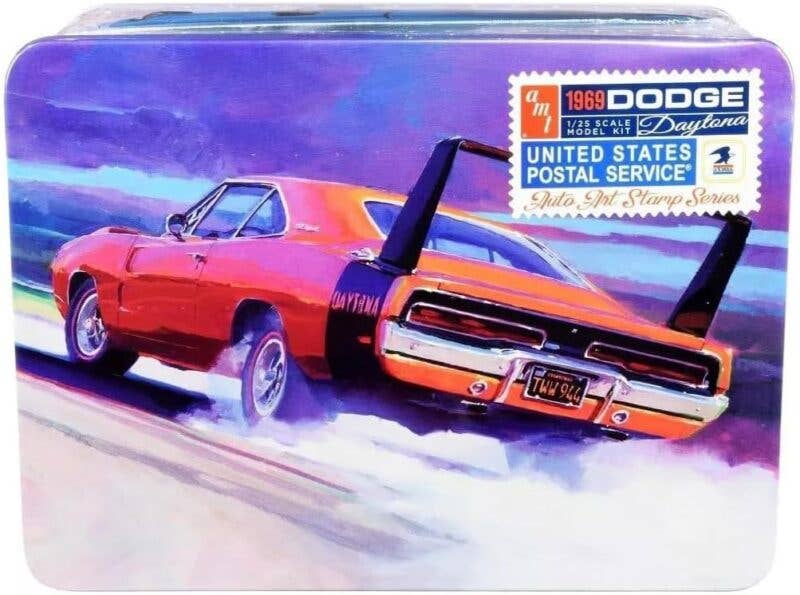 AMT 1969 Dodge Charger Daytona In Collectable Tin for $37.99