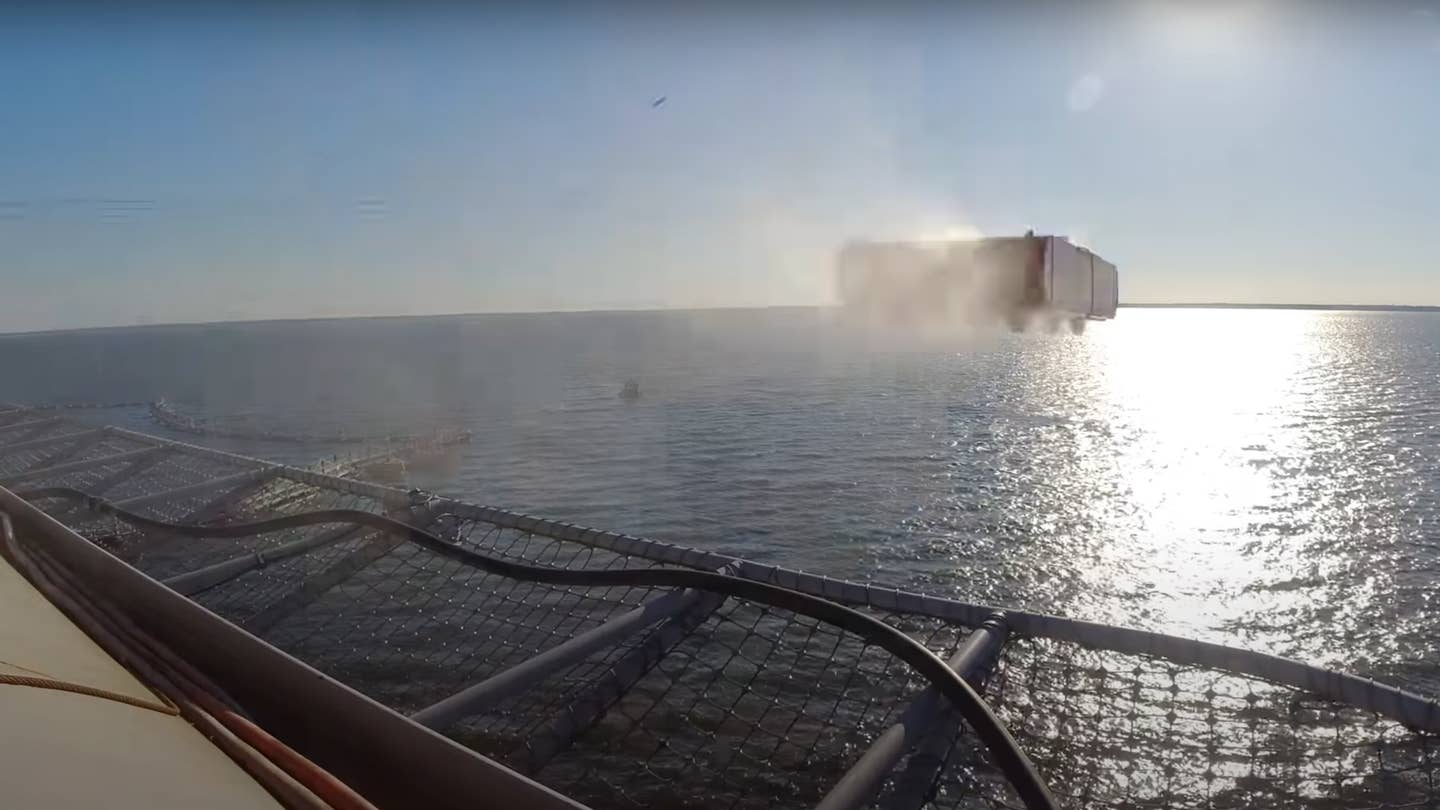 Watch the Navy&#8217;s New Aircraft Launcher Fling Dummy Cars Into the Sea