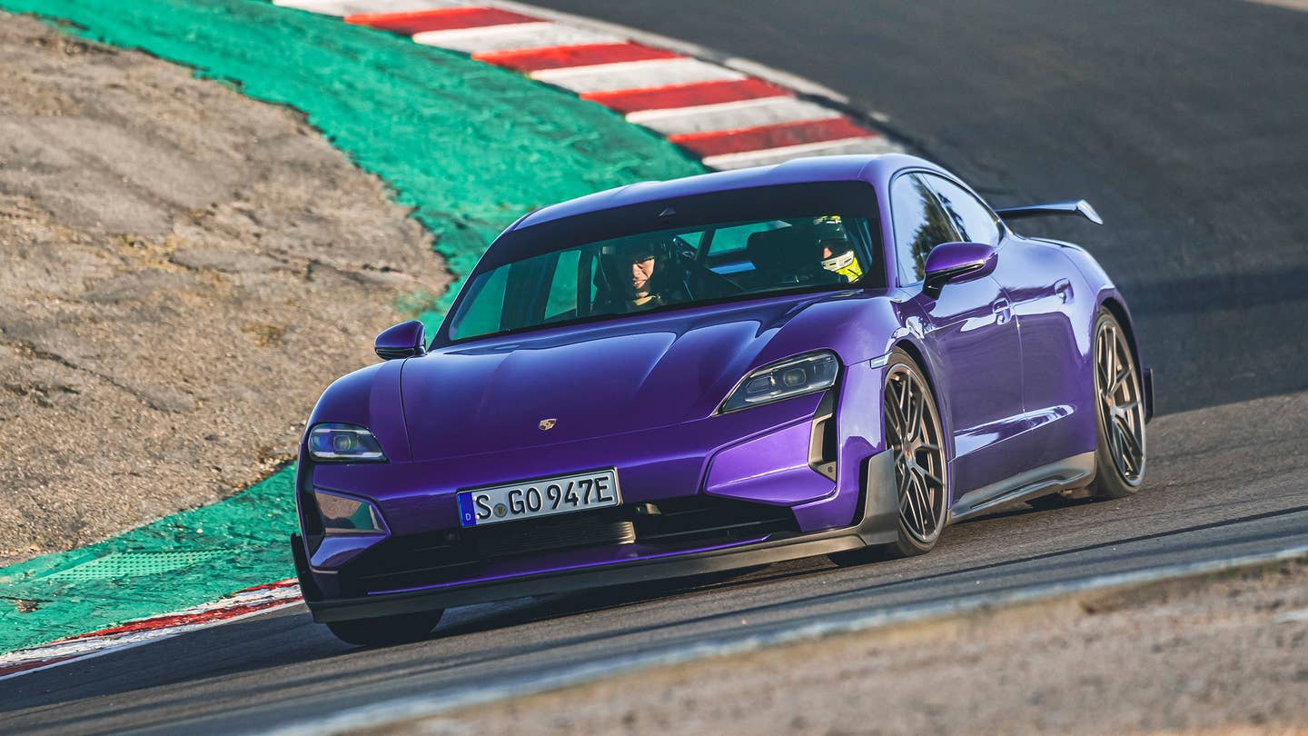 2025 Porsche Taycan Turbo GT Debuts With 1,092 HP, 7:07.55 'Ring Lap Time