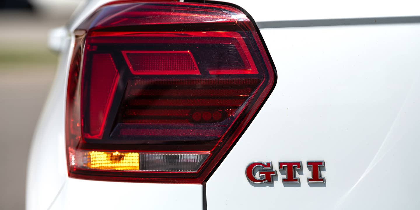 Volkswagen Polo GTI badge and turn signal