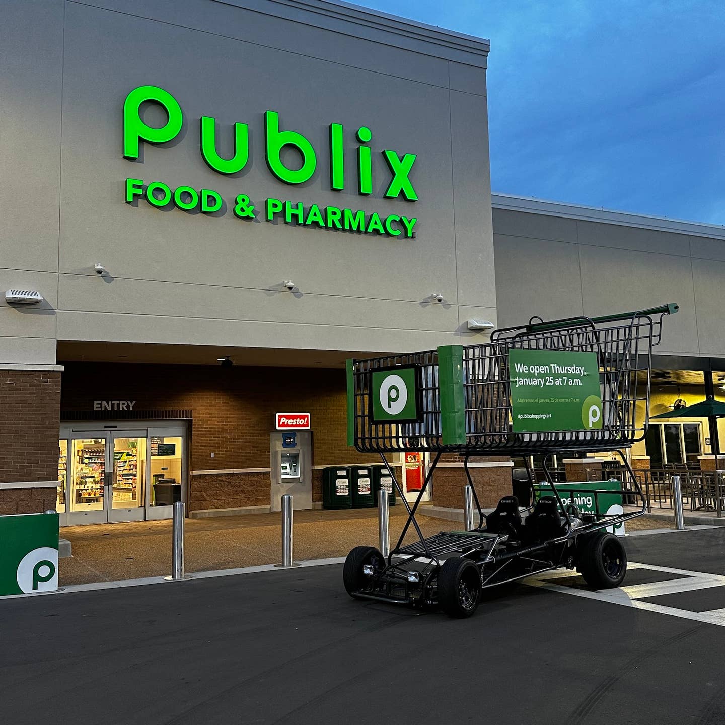 Publix giant shopping cart