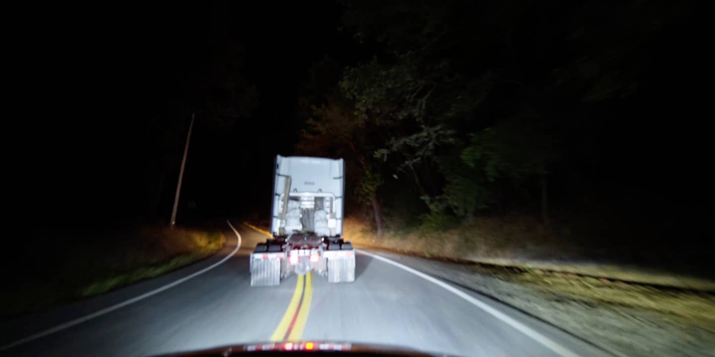 Taking a Semi-Truck on a Midnight Touge Run Is Such a Bad Idea