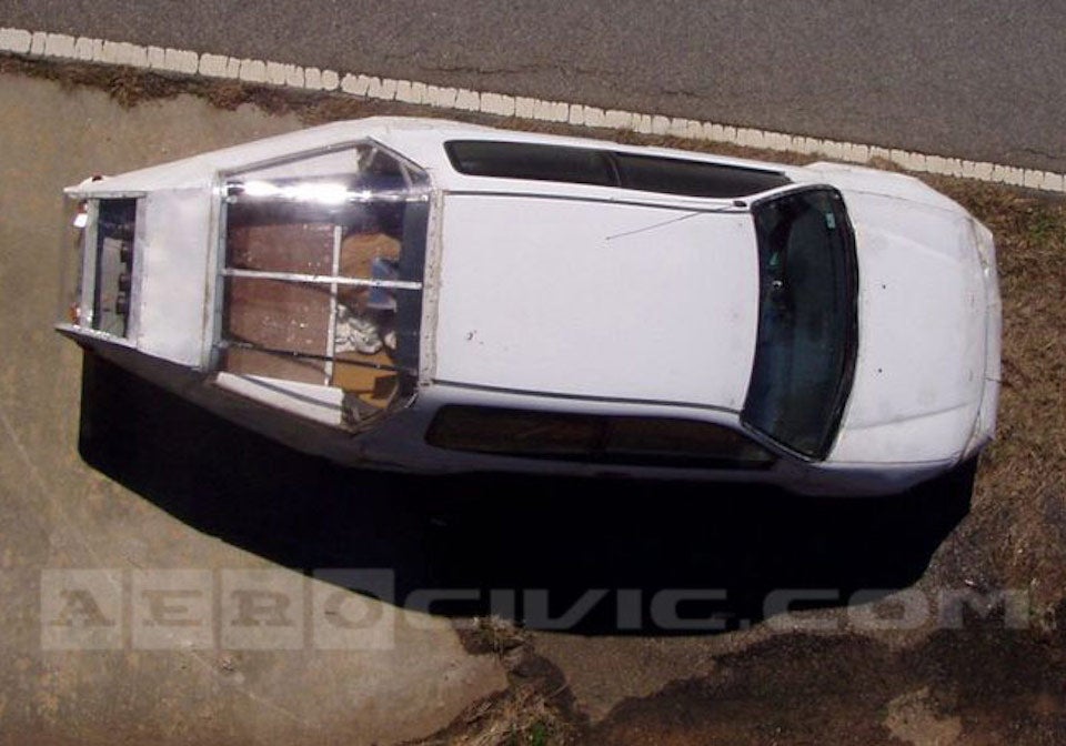 1992 Honda Civic "Aerocivic" that gets a claimed 95 mpg
