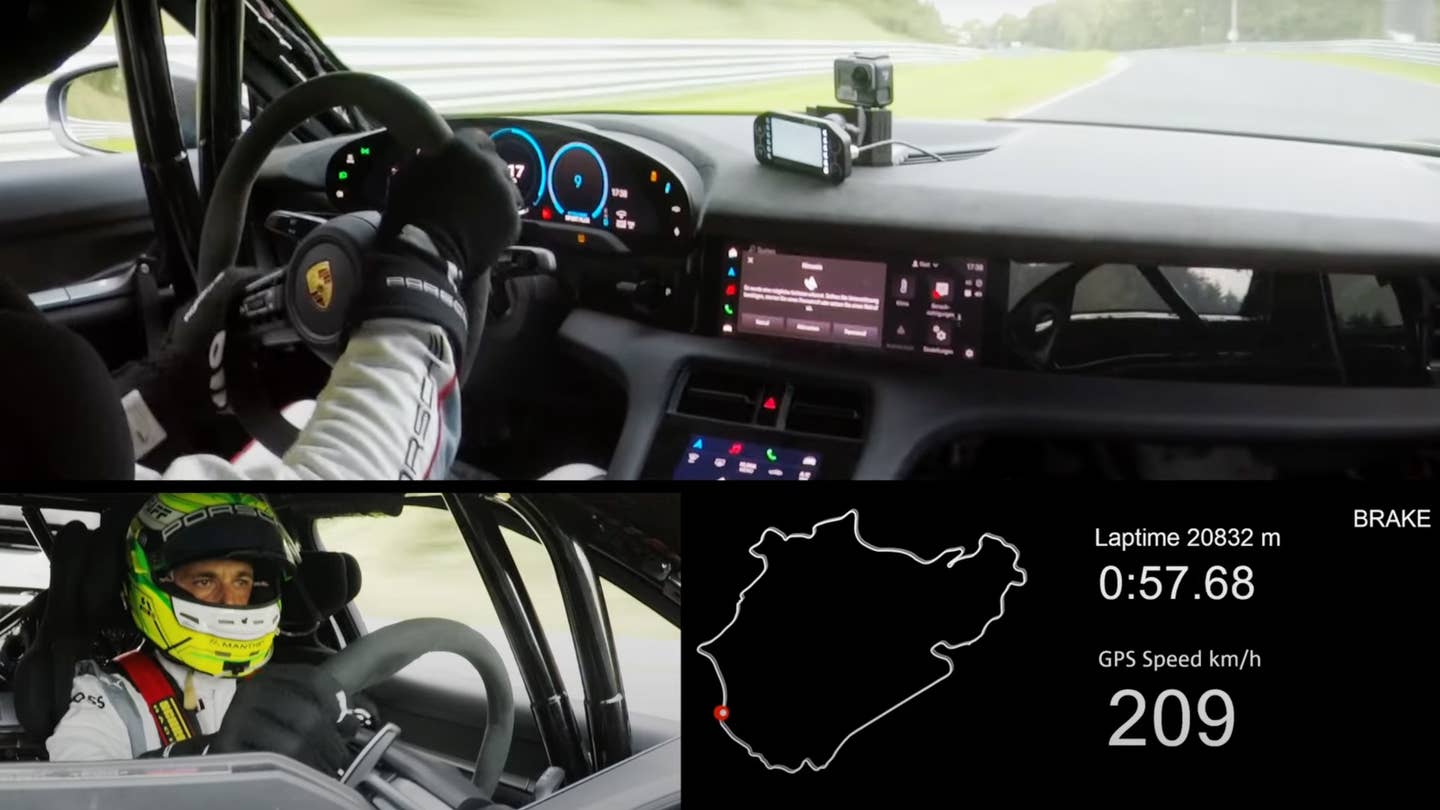 Ride Along for the Porsche Taycan Turbo GT’s Record Nurburgring Lap
