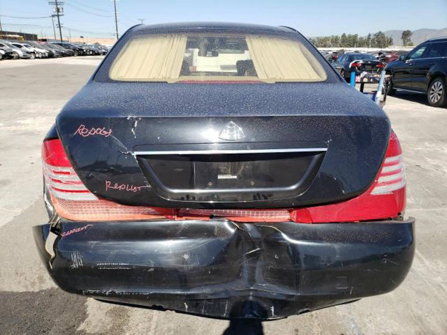 This Wrecked 2004 Maybach 57 and Its Twin-Turbo V12 Are Worth Saving—If You’re Brave