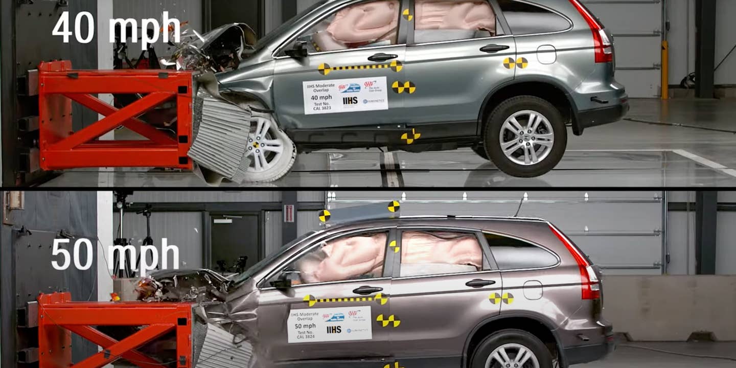 Why the IIHS Doesn’t Crash Test for Speeds Above 40 MPH