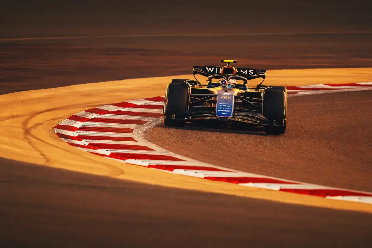 Williams FW46 in pre-season testing in Bahrain