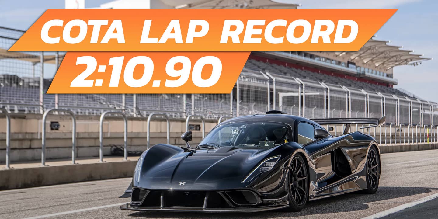 1,817-HP Hennessey Venom F5 Revolution Looks a Handful While Setting COTA Lap Record