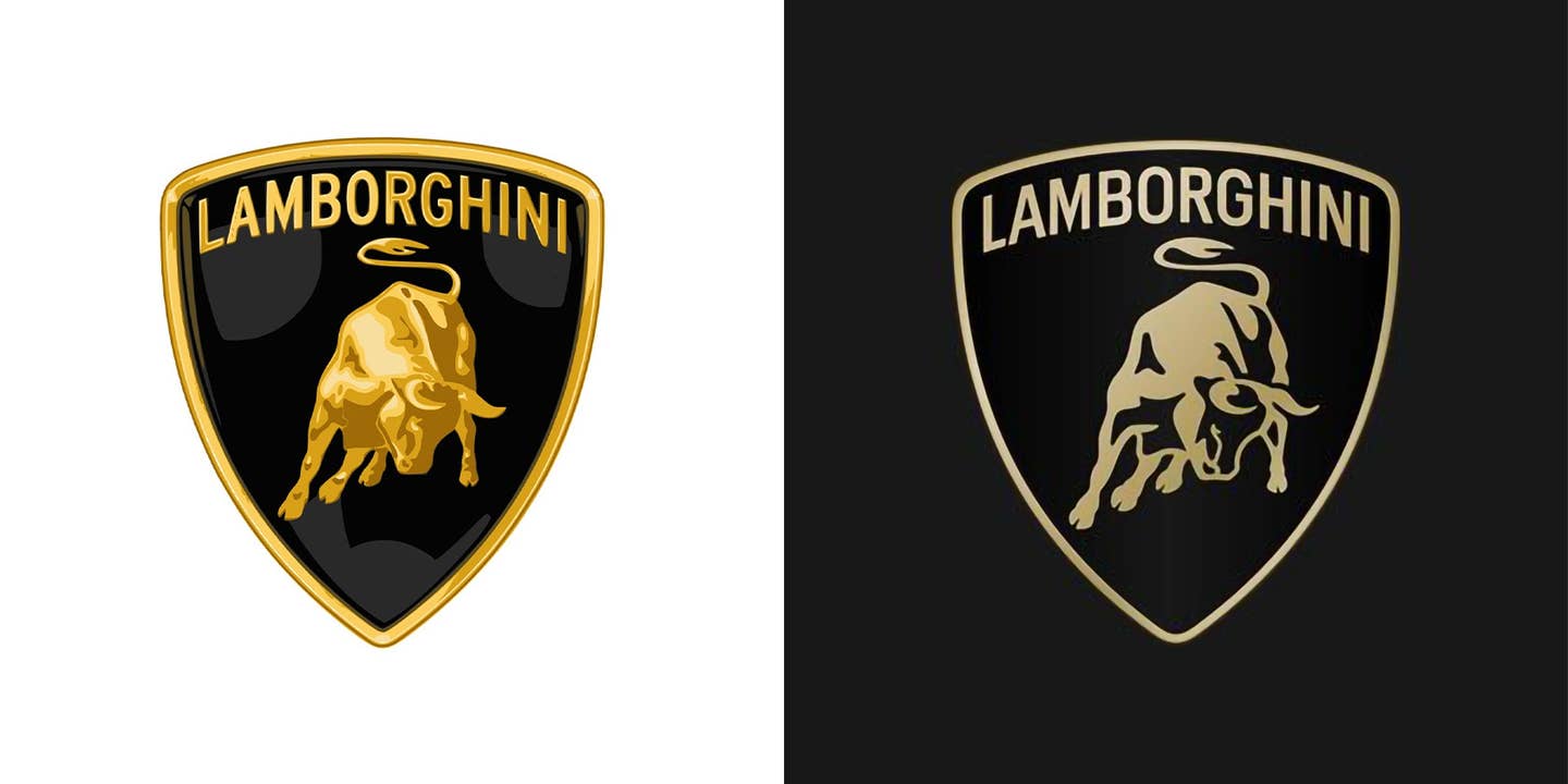 Lamborghini Is the Latest to Fall Victim to the Flat Logo Trend