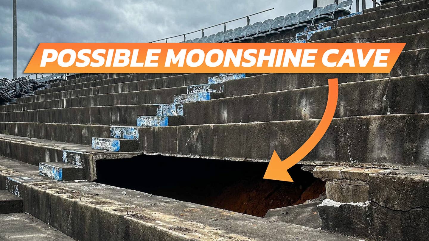 They Might Have Found a Moonshine Cave Underneath North Wilkesboro Speedway
