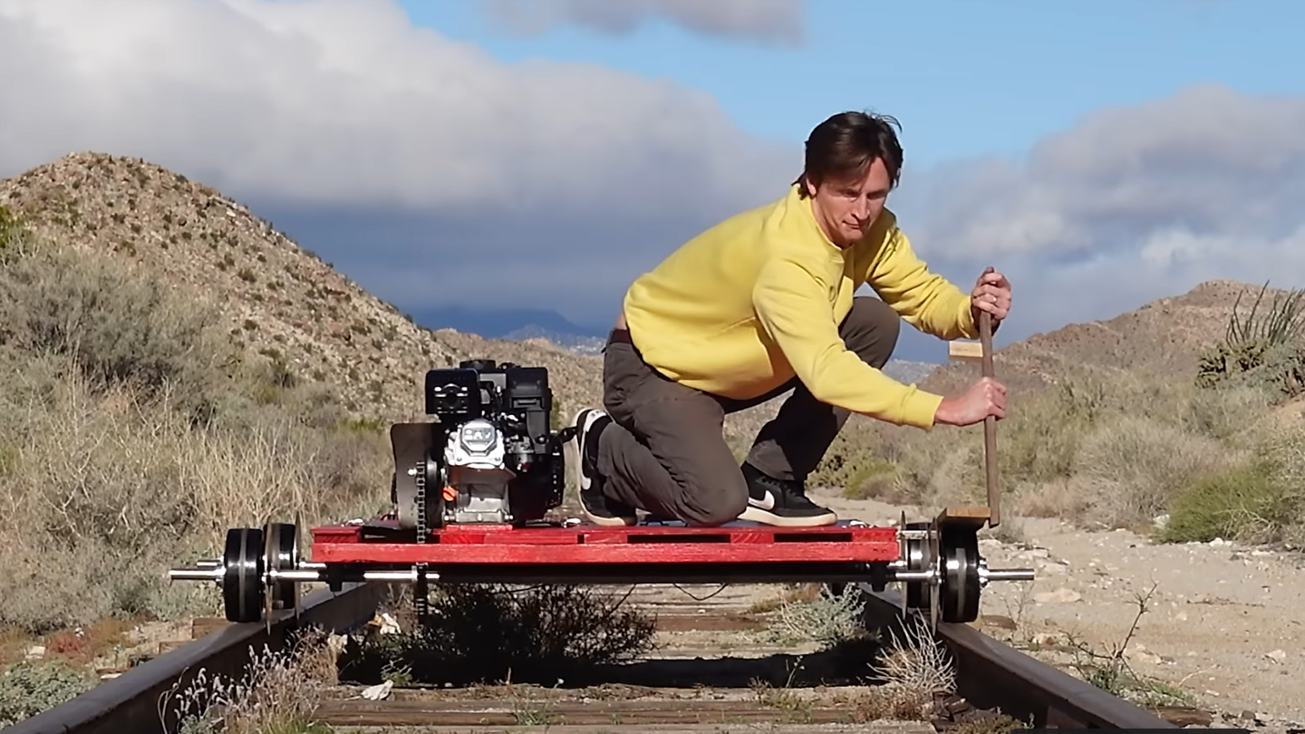 YouTuber Builds Rail Go-Kart to Explore Century-Old Abandoned Train Bridge
