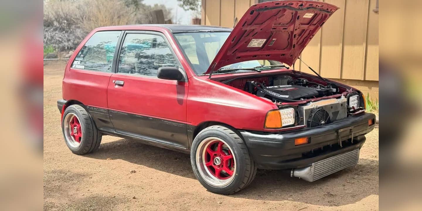 This 1.6L EcoBoost-Swapped Ford Festiva Is Like an ’80s Fiesta ST