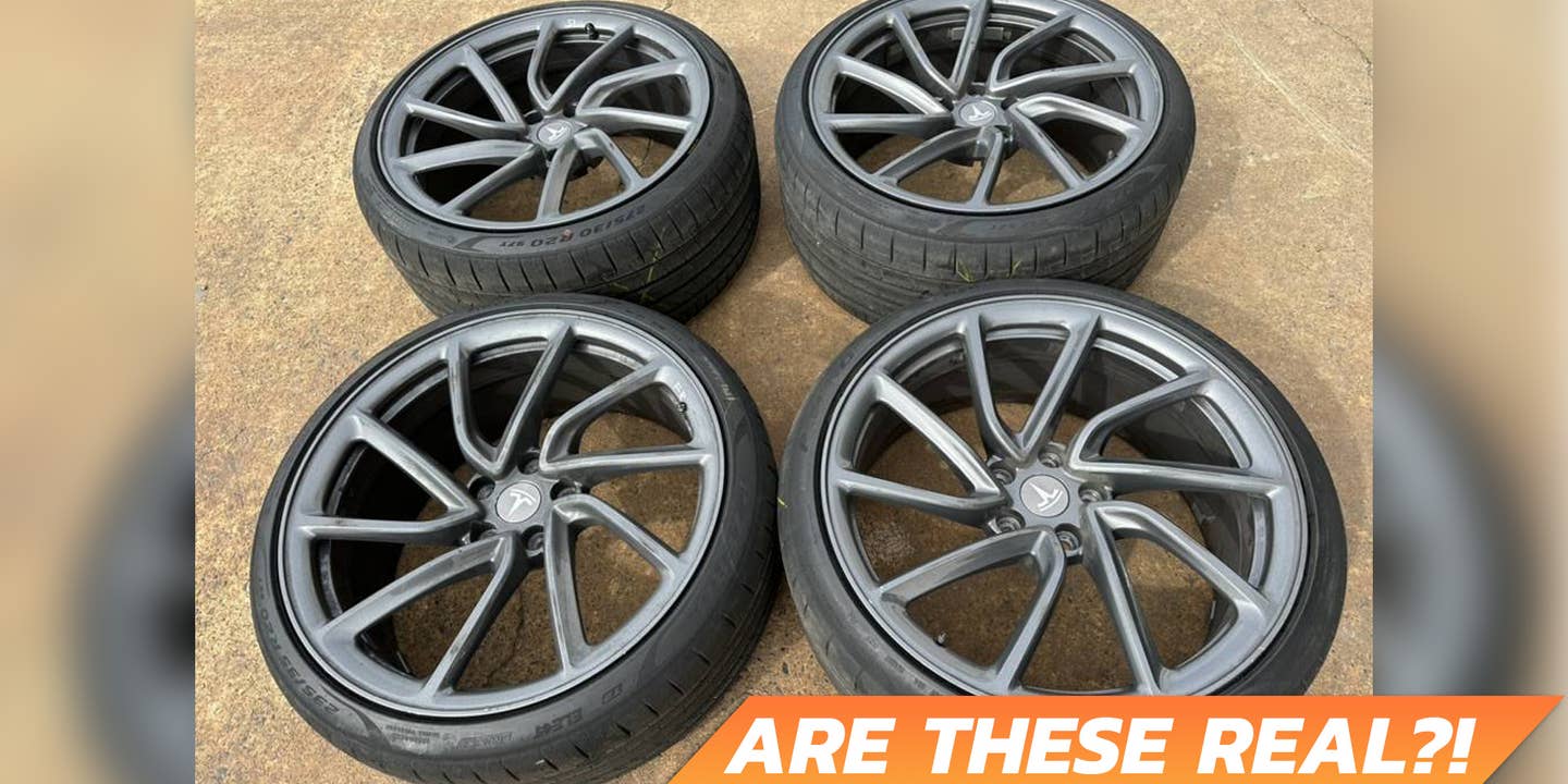 Are These Really Unreleased Tesla Model 3 Plaid Wheels on Craigslist?
