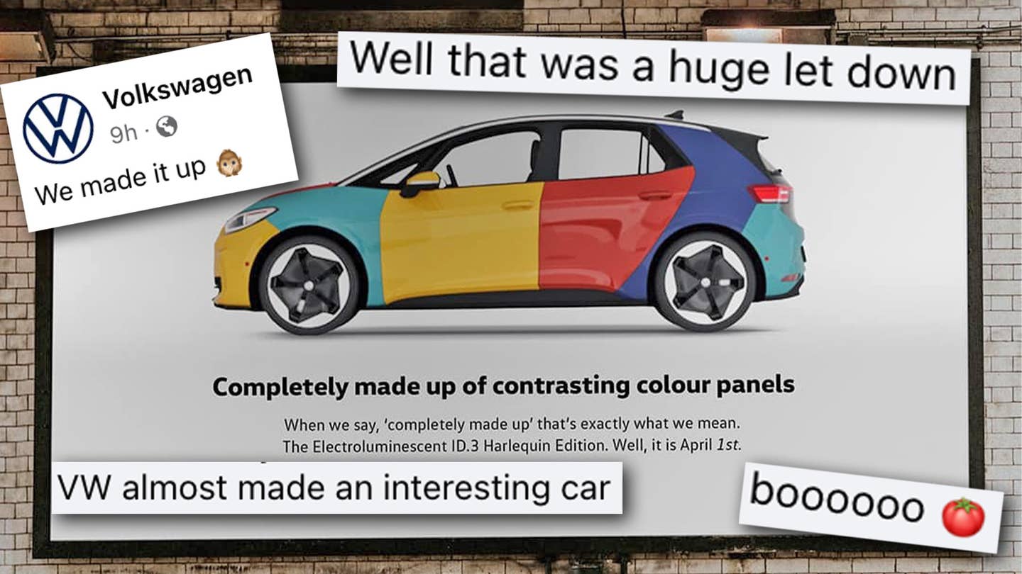 VW Burned Its Biggest Fans With This Bad April Fools’ Day Joke