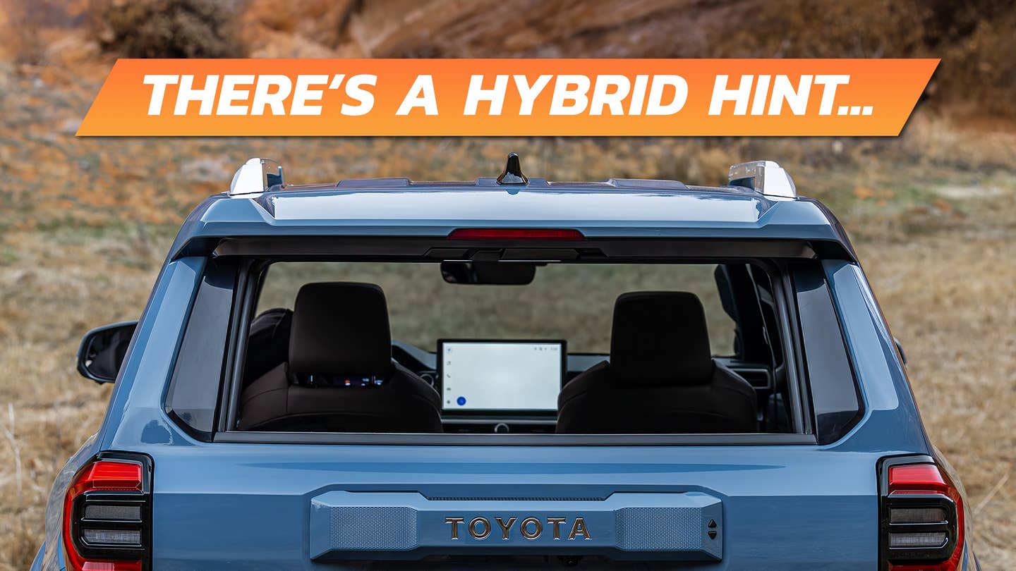 2025 Toyota 4Runner Keeps Drop-Down Back Glass, Hybrid Power Teased