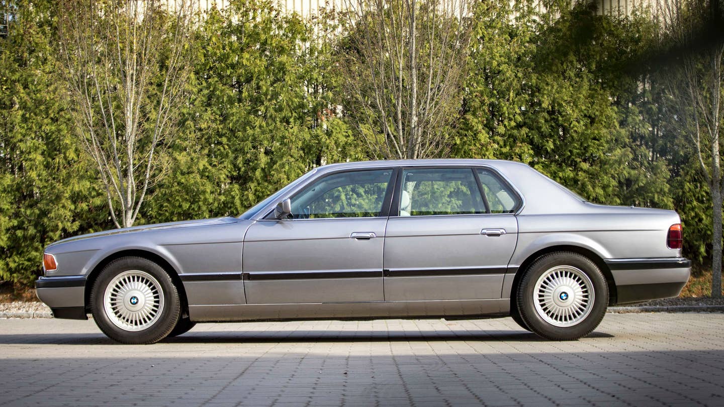 The E32 BMW 7 Series was a trendsetter with its five-speed auto. <em>BMW</em>