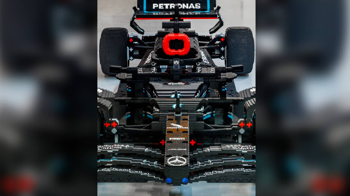 Mercedes-AMG's Life-Sized Lego F1 Car Gets Ridiculed By Social Media