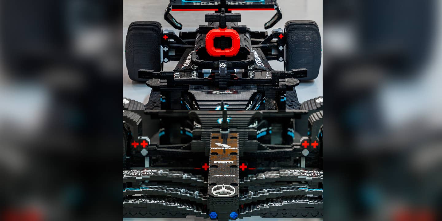 Mercedes-AMG’s Life-Sized Lego F1 Car Gets Ridiculed By Social Media