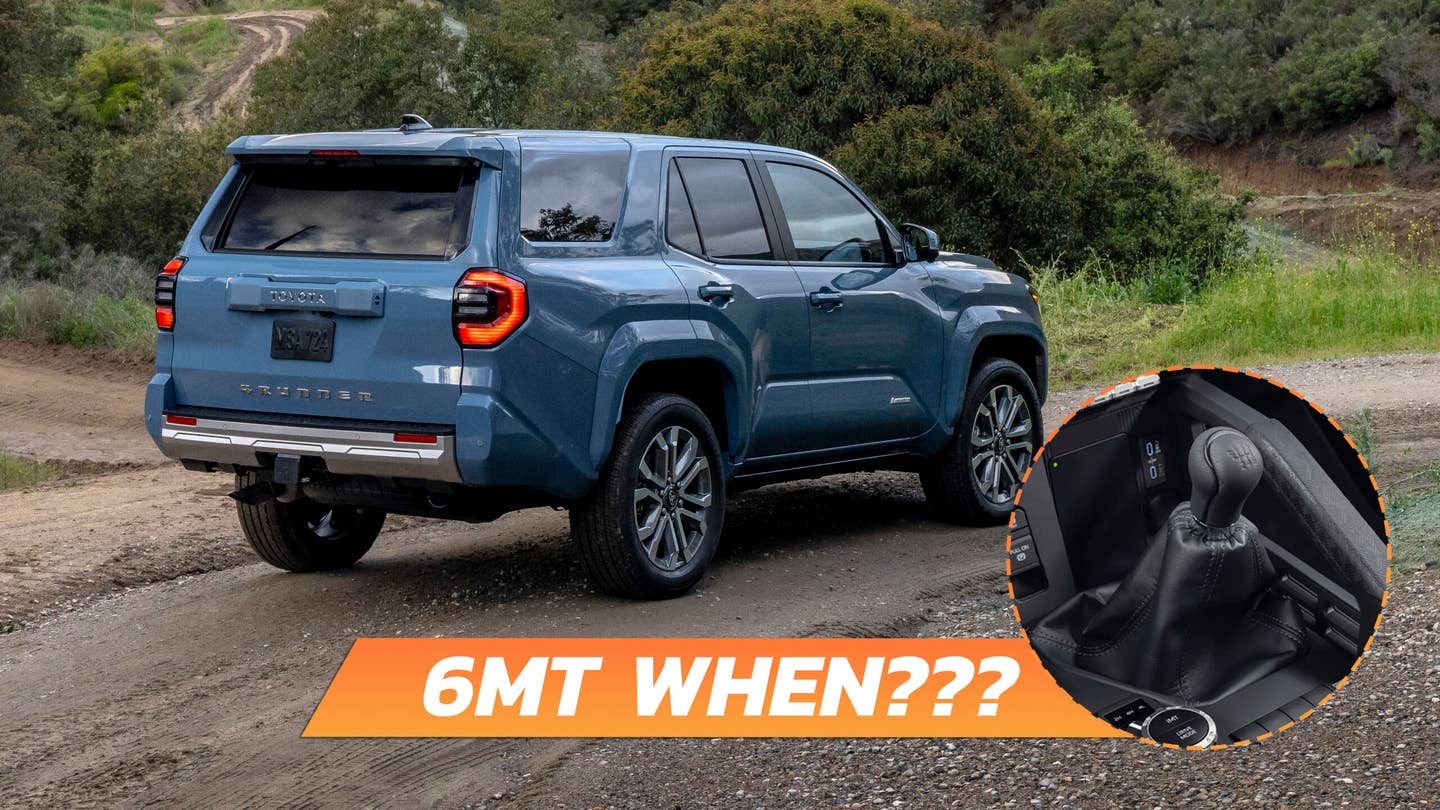 2025 Toyota 4Runner Doesn’t Get Tacoma’s Manual Transmission… Yet