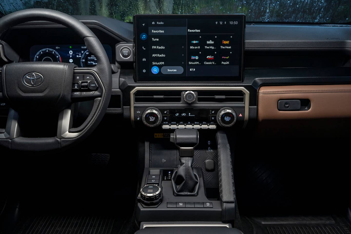 2025 Toyota 4Runner center console buttons