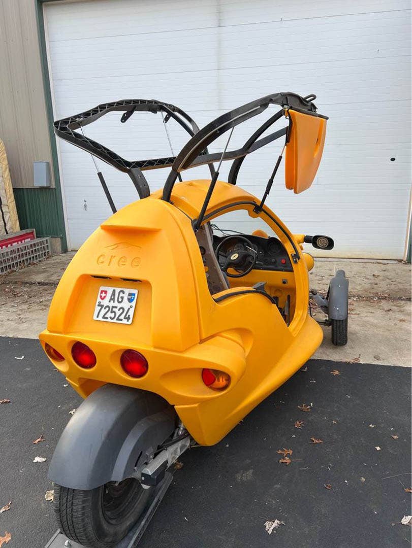 This Tandem-Seat Electric Three-Wheeler For Sale Is Surprisingly Cool