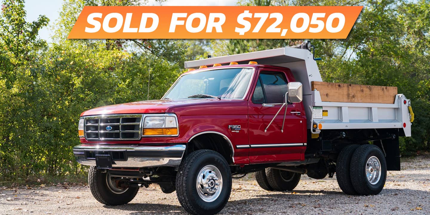 Here’s Why This 1997 Ford Dump Truck Is Almost a Steal at $72K