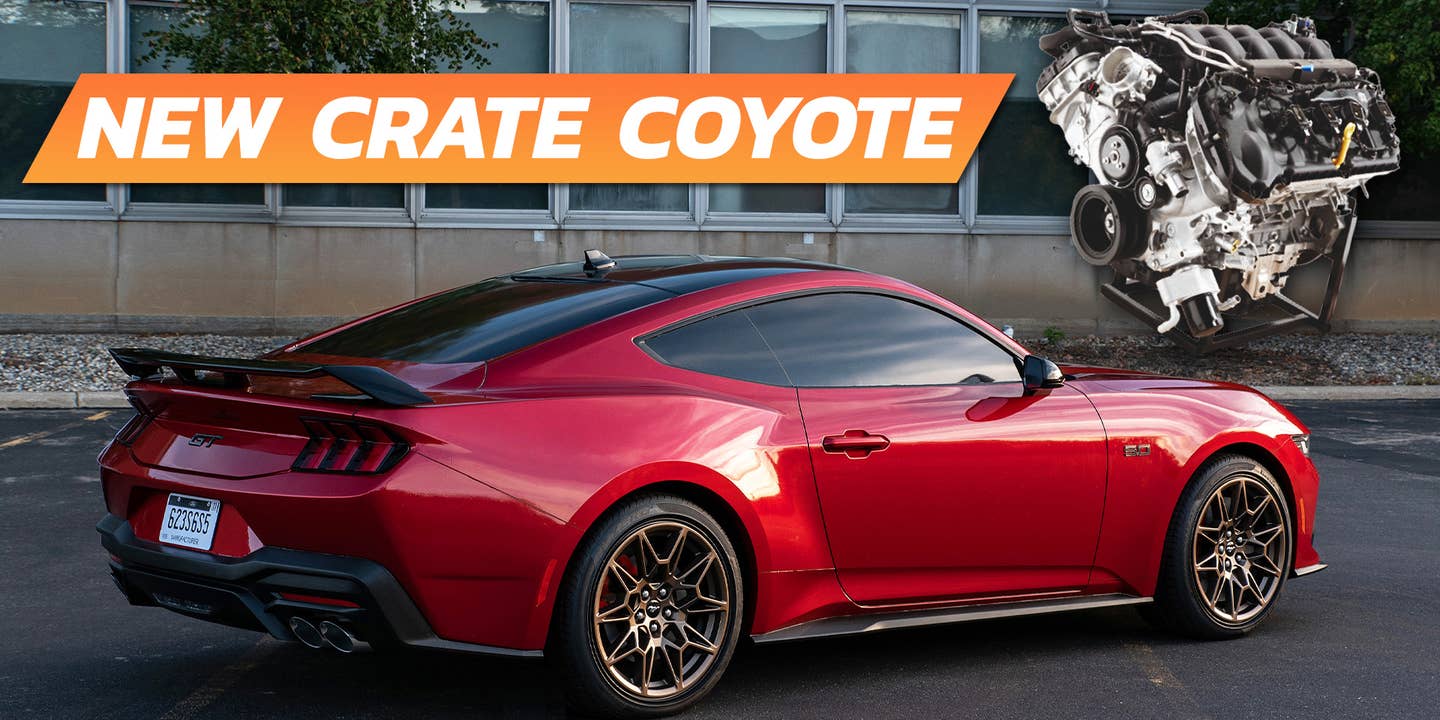 2024 Ford Mustang GT’s Next-Gen Coyote V8 Is Now a Crate Engine