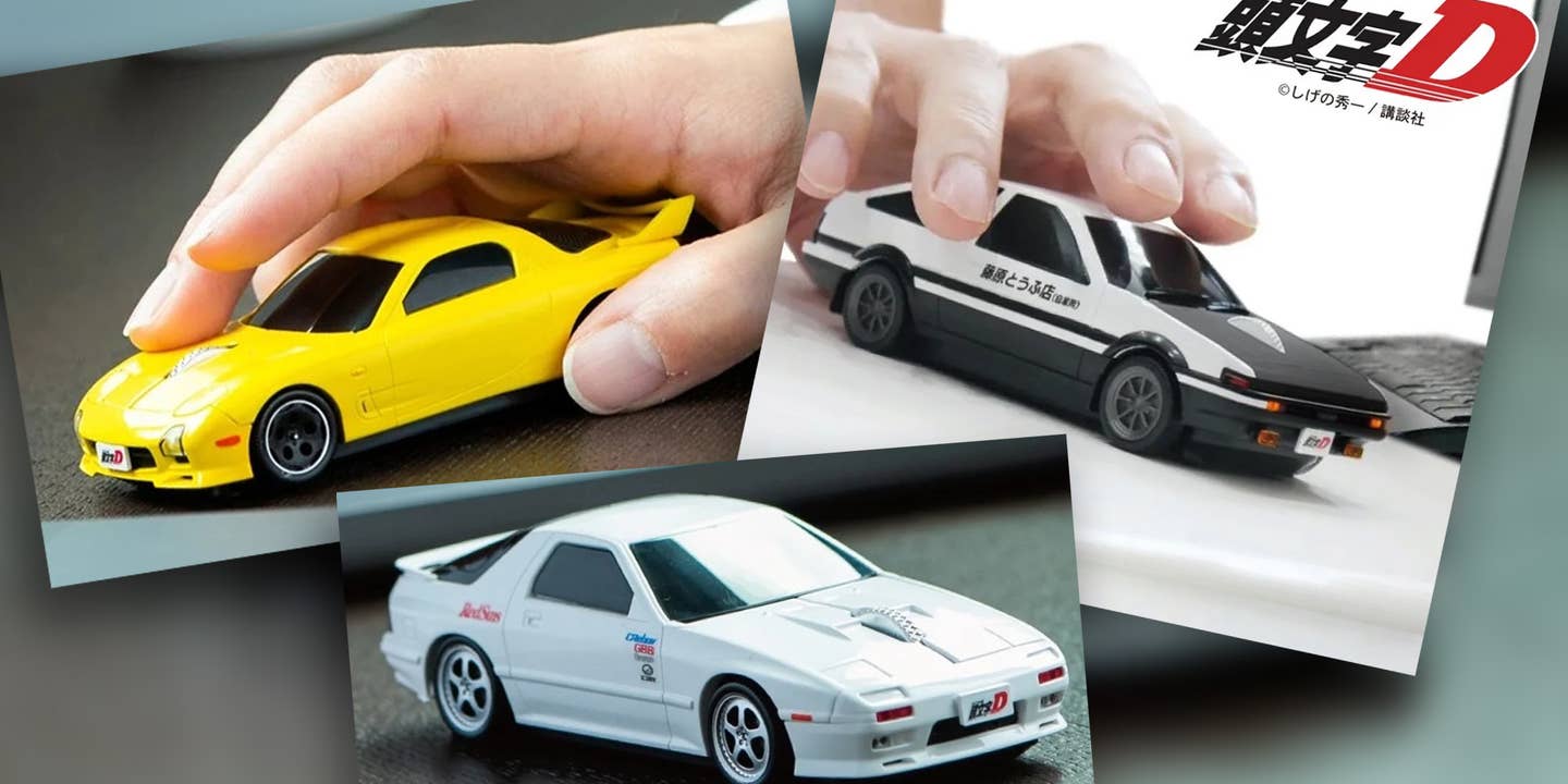 Initial D cars as computer mice