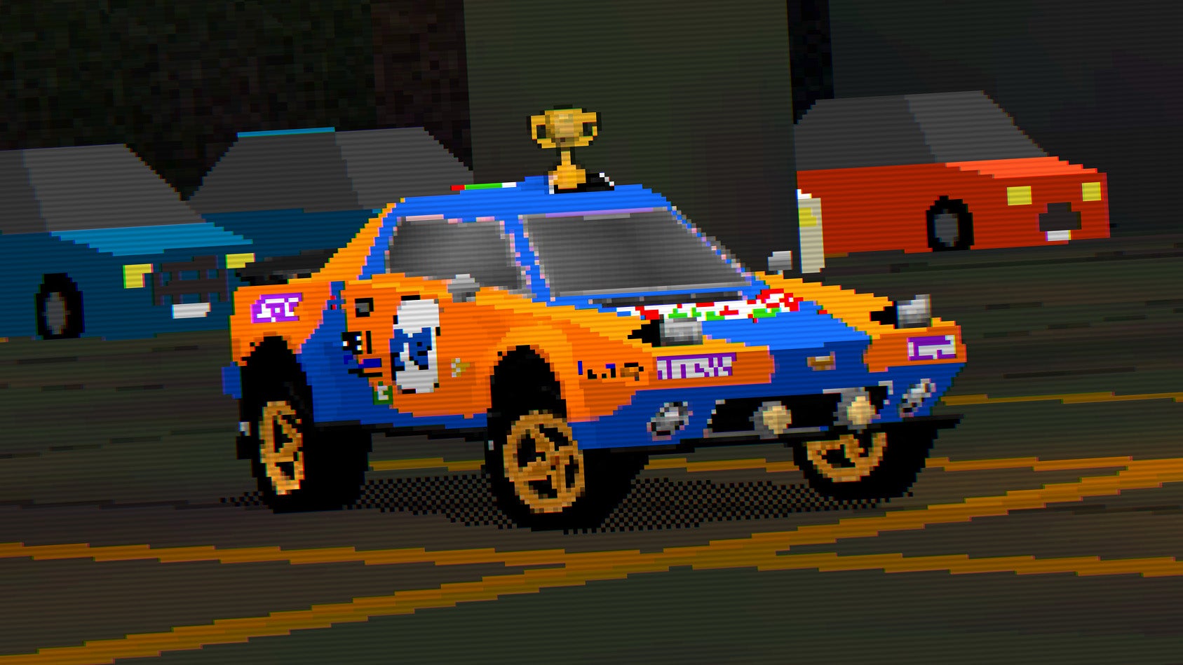 The Parking Garage Rally Circuit brings back the nostalgia of 90s arcade racing in all its glory.