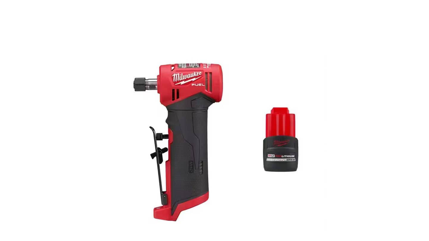 Milwaukee M12 FUEL 12V Lithium-Ion Brushless Cordless 1/4-Inch Right Angle Die Grinder Kit for $199.00 